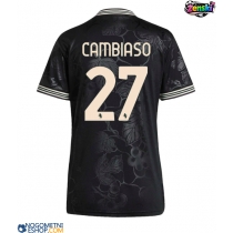 Ženski Nogometni dresi Juventus Andrea Cambiaso #27 Tretji 2025-26 Kratek Rokav